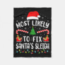 Search for christmas santa sleigh blankets Xmas