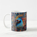 Search for vintage peacock mugs Beautiful