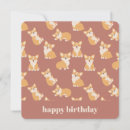 Search for corgi birthday invitations Kawaii