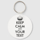 Search for carry rounded key rings Keep calm