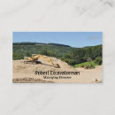 Search for earthmoving business cards Backhoe