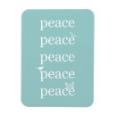 Search for peace rectangular magnets Typography