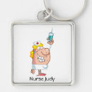 Search for cartoon nurse key rings Humour