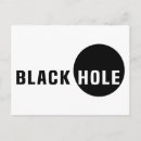 Search for astrophysics postcards Black hole