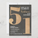 Search for 51st birthday invitations Fiftyone