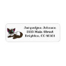 Search for siamese return address labels Kitten