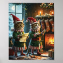 Search for christmas elves posters Cat
