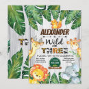 Search for safari 3rd birthday invitations Boy
