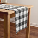 Search for gingham table runners Black
