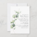 Search for eucalyptus couples baby shower invitations Modern