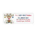 Search for rudolph return address labels Snowflakes