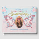 Search for quinceanera guest books Butterfly