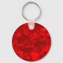 Search for red heart pattern key rings Valentine