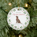 Search for chocolate lab christmas tree decorations Dog