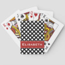 Search for red dot playing cards Girly