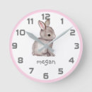 Search for pink bunny clocks Rabbit