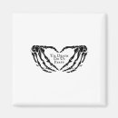 Search for gothic love square magnets Skull