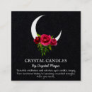 Search for crescent moon business cards Black