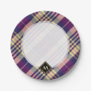 Search for purple gingham paper plates Blue