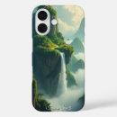 Search for waterfalls iphone cases Green