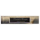 Search for black and gold name plates Stone