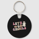 Search for ghouls rounded key rings Pumpkin
