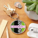 Search for green leopard key rings Zebra stripes