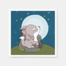 Search for wolf napkins Howling