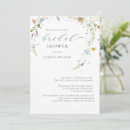 Search for sage bridal shower invitations Wildflowers