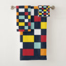 Search for checkerboard bath towels Colorful