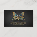 Search for makeup butterflies business cards Butterfly