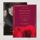 Search for deep pink rose invitations Elegant