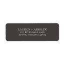 Search for wedding grey return address labels Minimalist