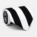 Search for vertical stripe ties Black and white