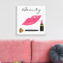 Search for pink lips canvas prints For her