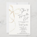 Search for bow bridal shower invitations Coquette