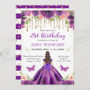 Search for purple dress birthday invitations Floral