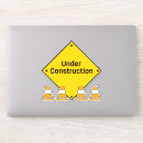 Search for construction work stickers Orange