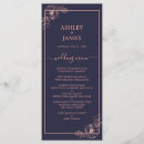 Search for blue and gold wedding menus Chic