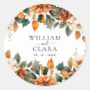 Search for floral chic wedding stickers Bohemian