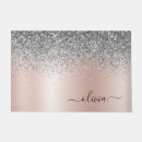 Search for silver glitter doormats Girly