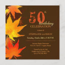 Search for chocolate brown and gold invitations 50th