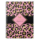 Search for leopard print notebooks Gold
