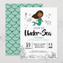 Search for black tailed invitations Mermaid