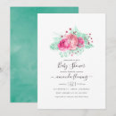 Search for mint and gold baby shower invitations Summer