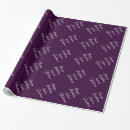 Search for deep purple wrapping paper Birthday