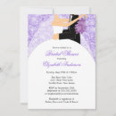 Search for purple bling invitations Lavender