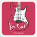 Search for rock on valentine stickers Guitar