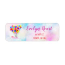 Search for red heart return address labels Calligraphy