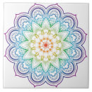 Search for colourful mandala tiles Floral